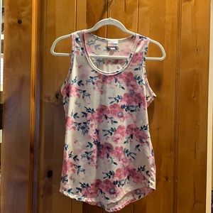 LuLaRoe Medium Floral Tank Top